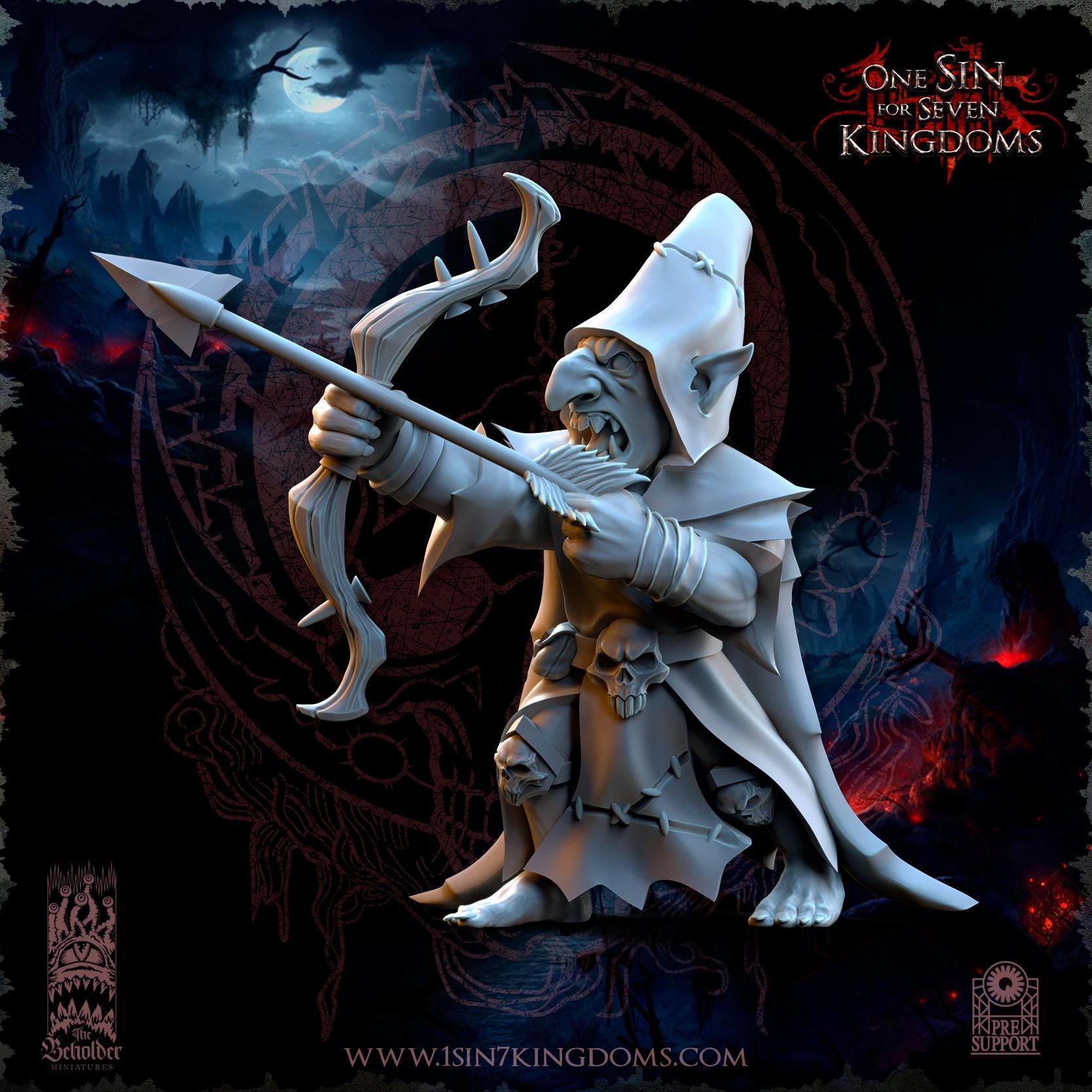 The Beholder Miniatures The Black Horde Goblins Archers - Fantasy / D&D (Custom Order) - product image 3 of 7