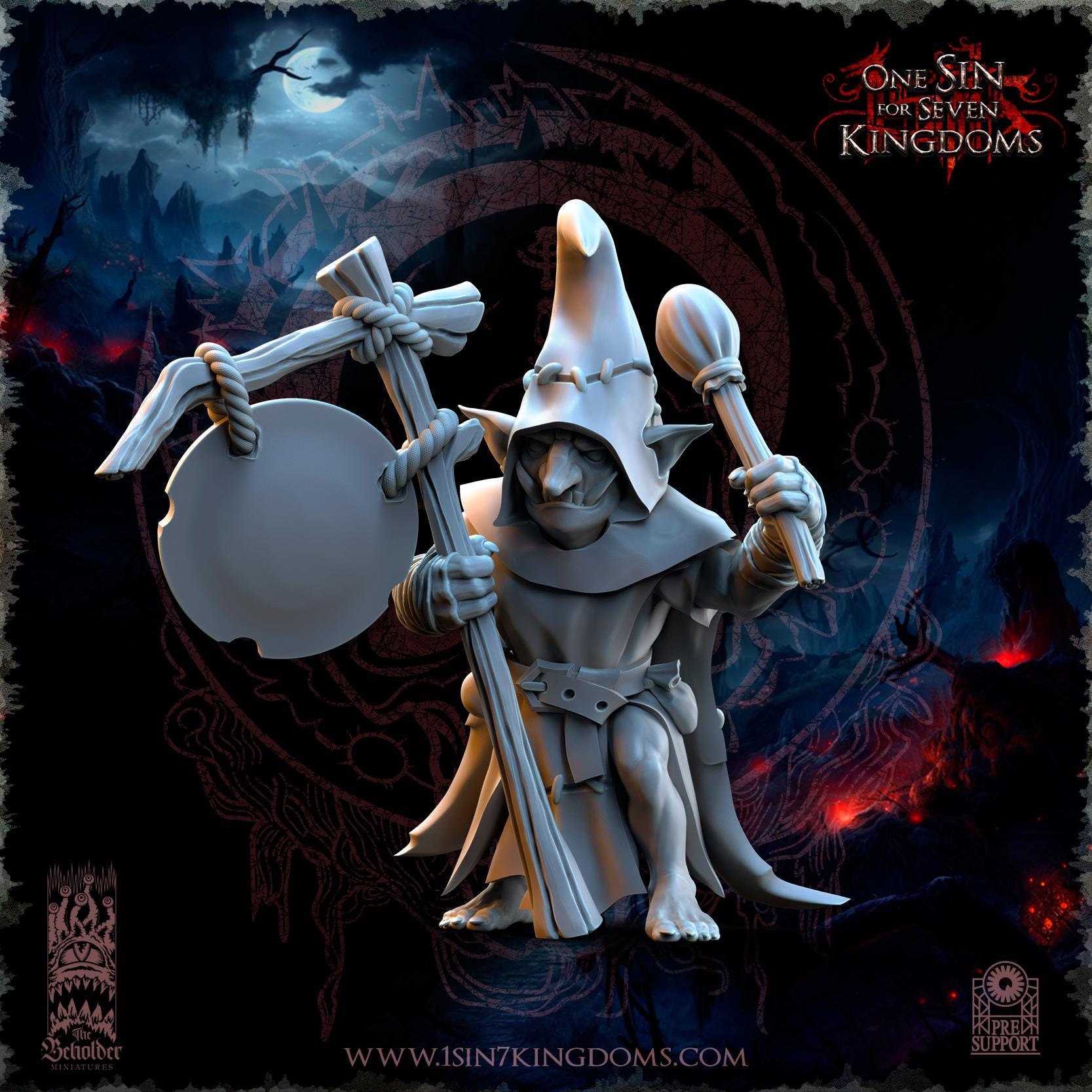 The Beholder Miniatures The Black Horde Goblins Archers - Fantasy / D&D (Custom Order) - product image 6 of 7