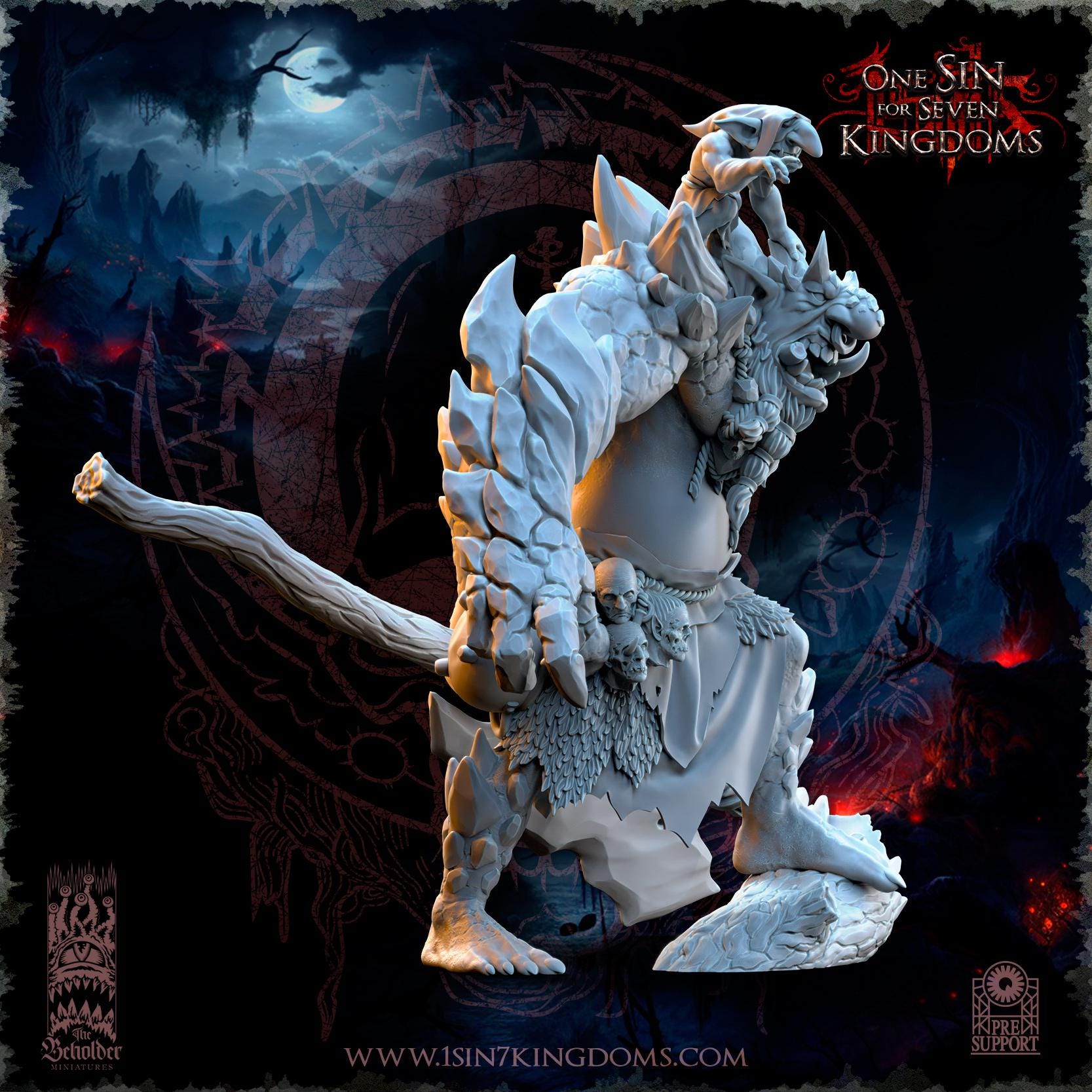 The Beholder Miniatures Krakham Elder of the Rocks - Fantasy / D&D (Custom Order) - product image 3 of 6