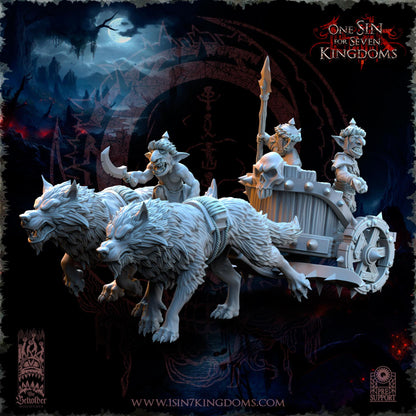 The Beholder Miniatures The Black Horde Goblins War Chariots - Fantasy / D&D (Custom Order) - product image 4 of 6