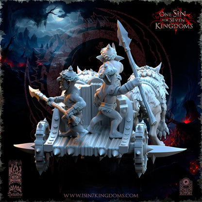 The Beholder Miniatures The Black Horde Goblins War Chariots - Fantasy / D&D (Custom Order) - product image 6 of 6