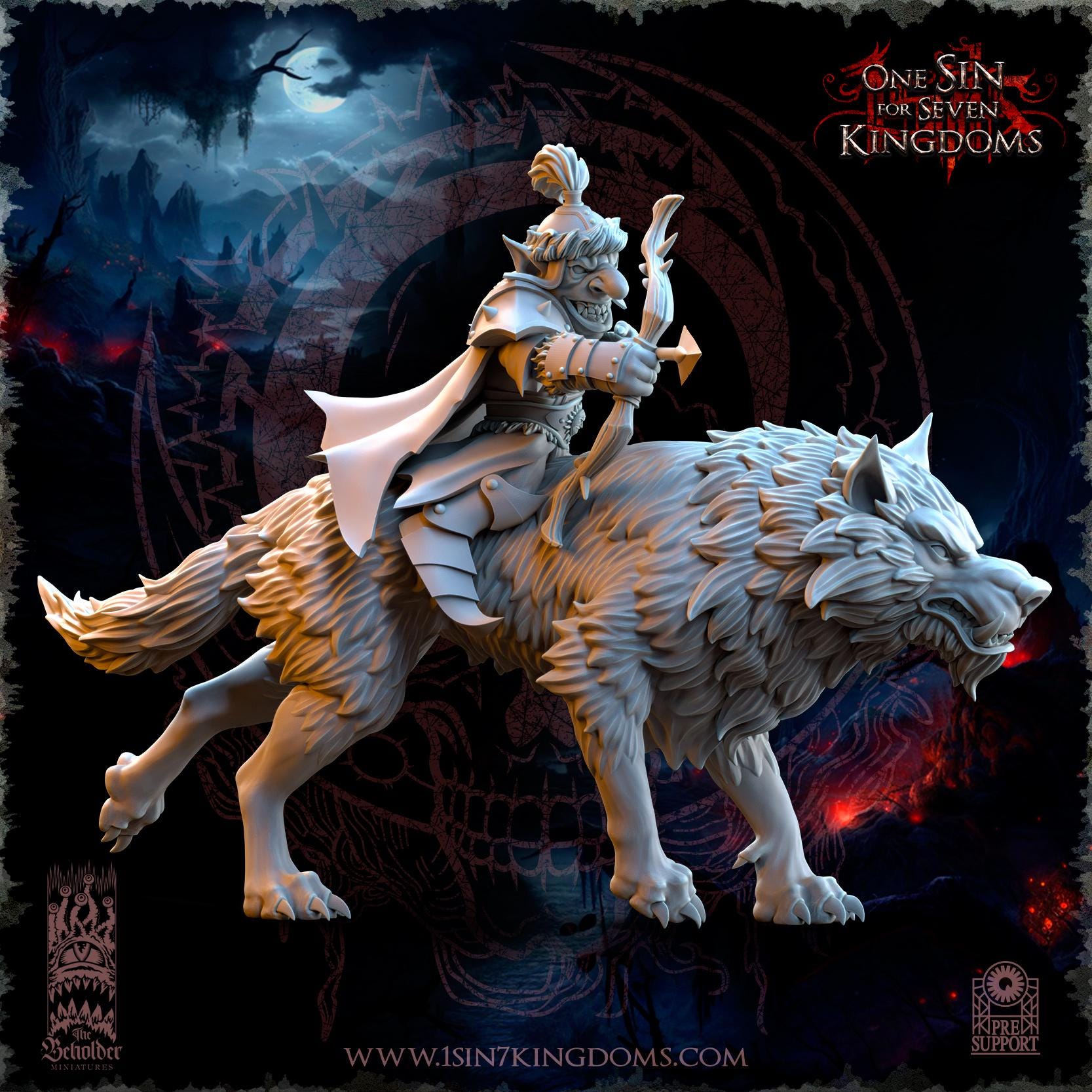 The Beholder Miniatures The Black Horde Goblins Desert Riders Archers - Fantasy / D&D (Custom Order) - product image 4 of 6