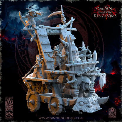 The Beholder Miniatures The Black Horde Goblins Catapult - Fantasy / D&D (Custom Order) - product image 1 of 10