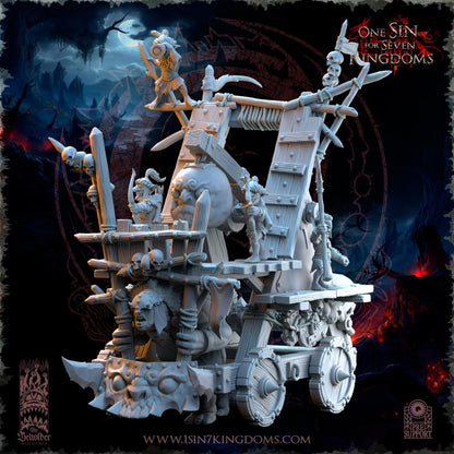 The Beholder Miniatures The Black Horde Goblins Catapult - Fantasy / D&D (Custom Order) - product image 3 of 10