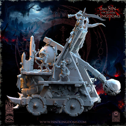 The Beholder Miniatures The Black Horde Goblins Catapult - Fantasy / D&D (Custom Order) - product image 5 of 10