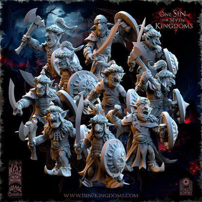 The Beholder Miniatures The Black Horde Goblins Desert Warriors - Fantasy / D&D (Custom Order) - product image 1 of 7
