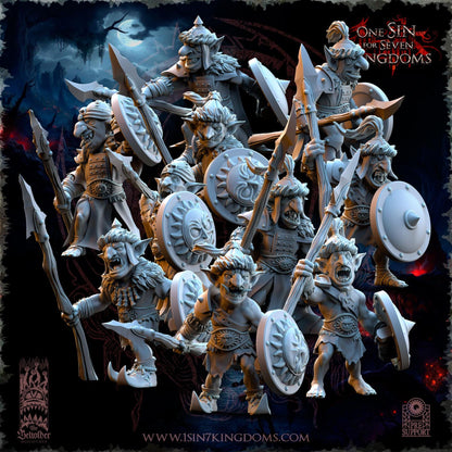 The Beholder Miniatures The Black Horde Goblins Desert Warriors - Fantasy / D&D (Custom Order) - product image 2 of 7