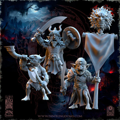 The Beholder Miniatures The Black Horde Goblins Desert Warriors - Fantasy / D&D (Custom Order) - product image 4 of 7