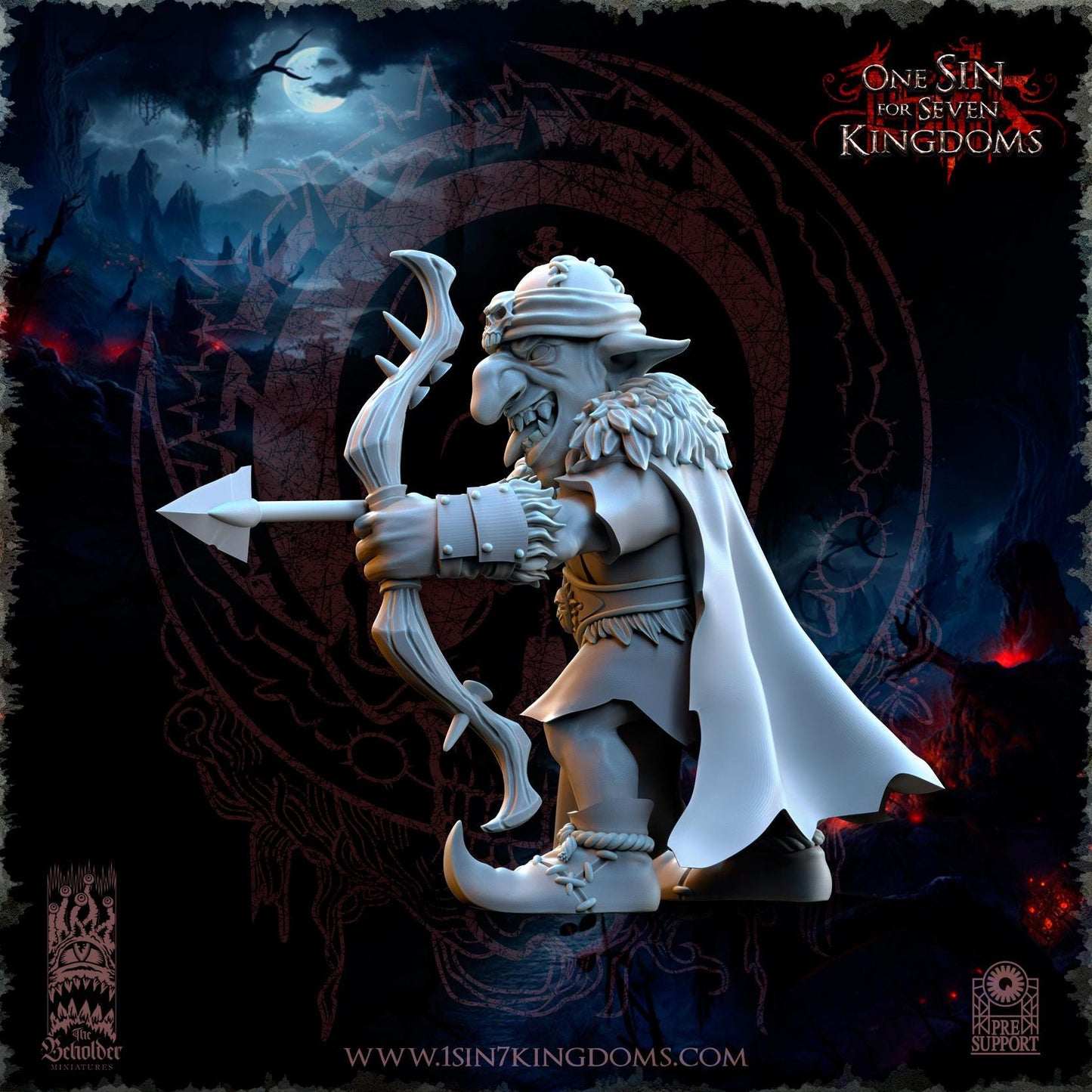 The Beholder Miniatures The Black Horde Goblins Desert Archers - Fantasy / D&D (Custom Order) - product image 3 of 7