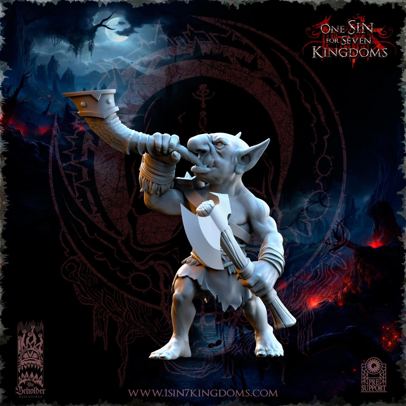 The Beholder Miniatures The Black Horde Goblins Desert Archers - Fantasy / D&D (Custom Order) - product image 6 of 7
