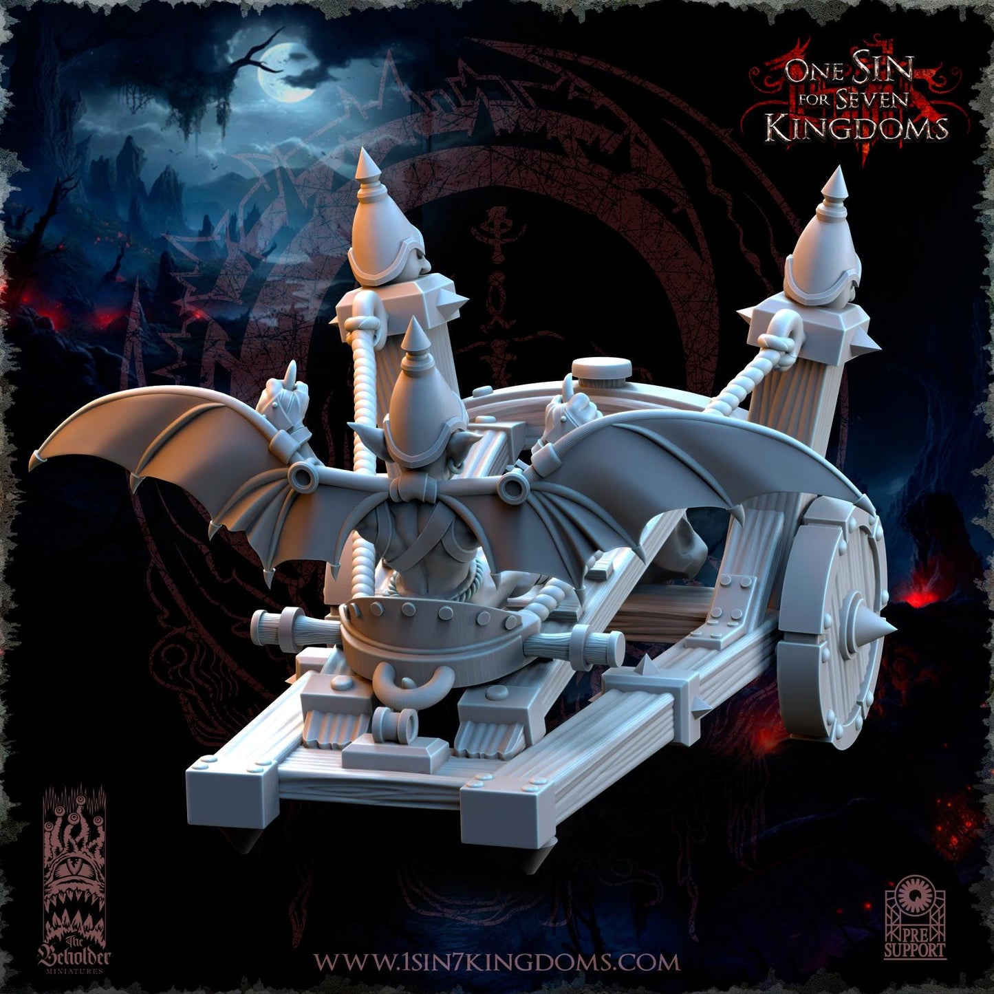 The Beholder Miniatures The Black Horde Goblins Slingshot of Doom - Fantasy / D&D (Custom Order) - product image 4 of 9