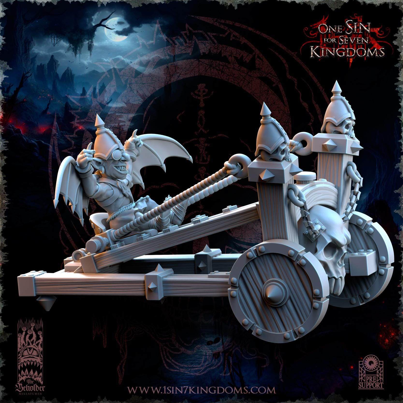 The Beholder Miniatures The Black Horde Goblins Slingshot of Doom - Fantasy / D&D (Custom Order) - product image 5 of 9