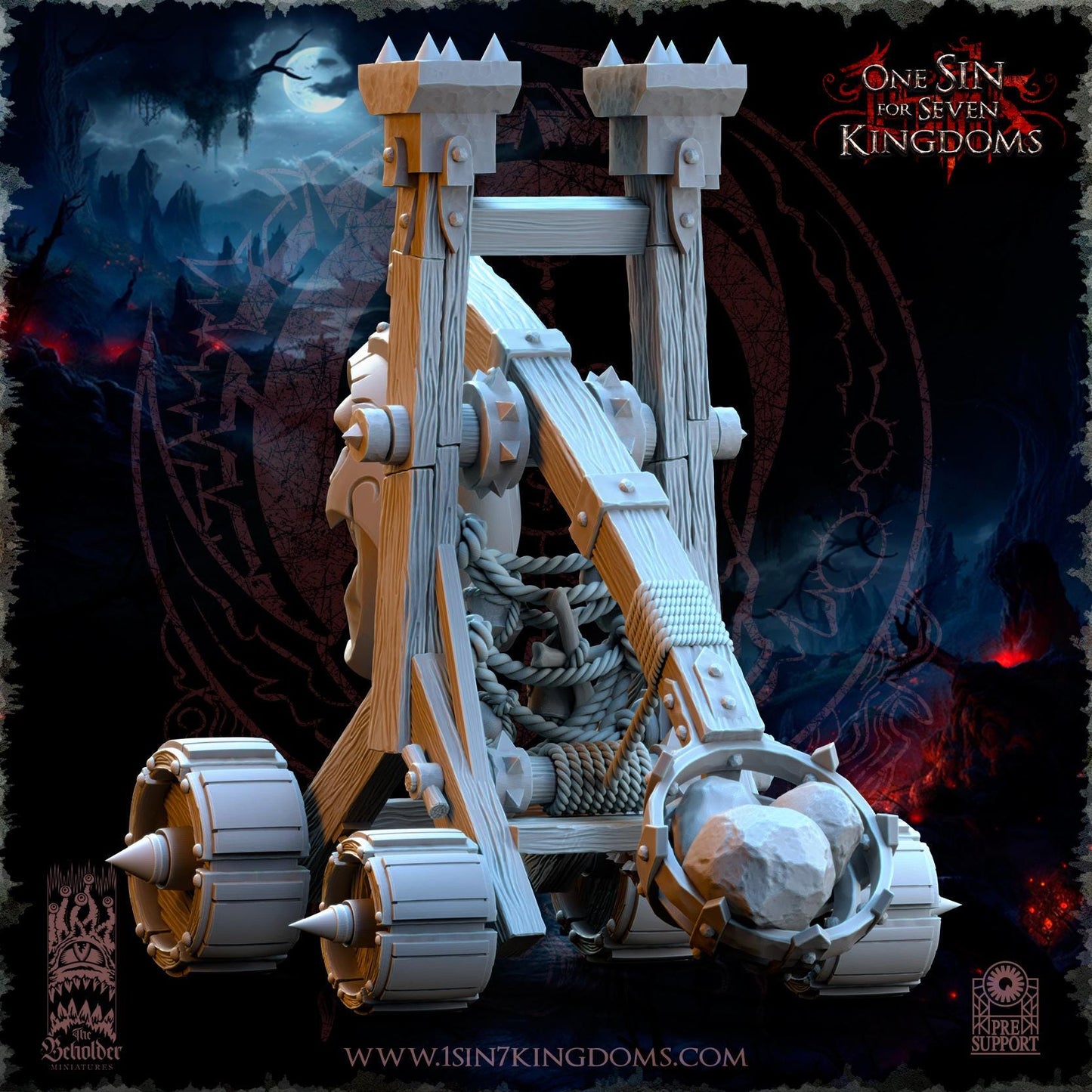 The Beholder Miniatures The Black Horde Goblins Trebuchet - Fantasy / D&D (Custom Order) - product image 5 of 12