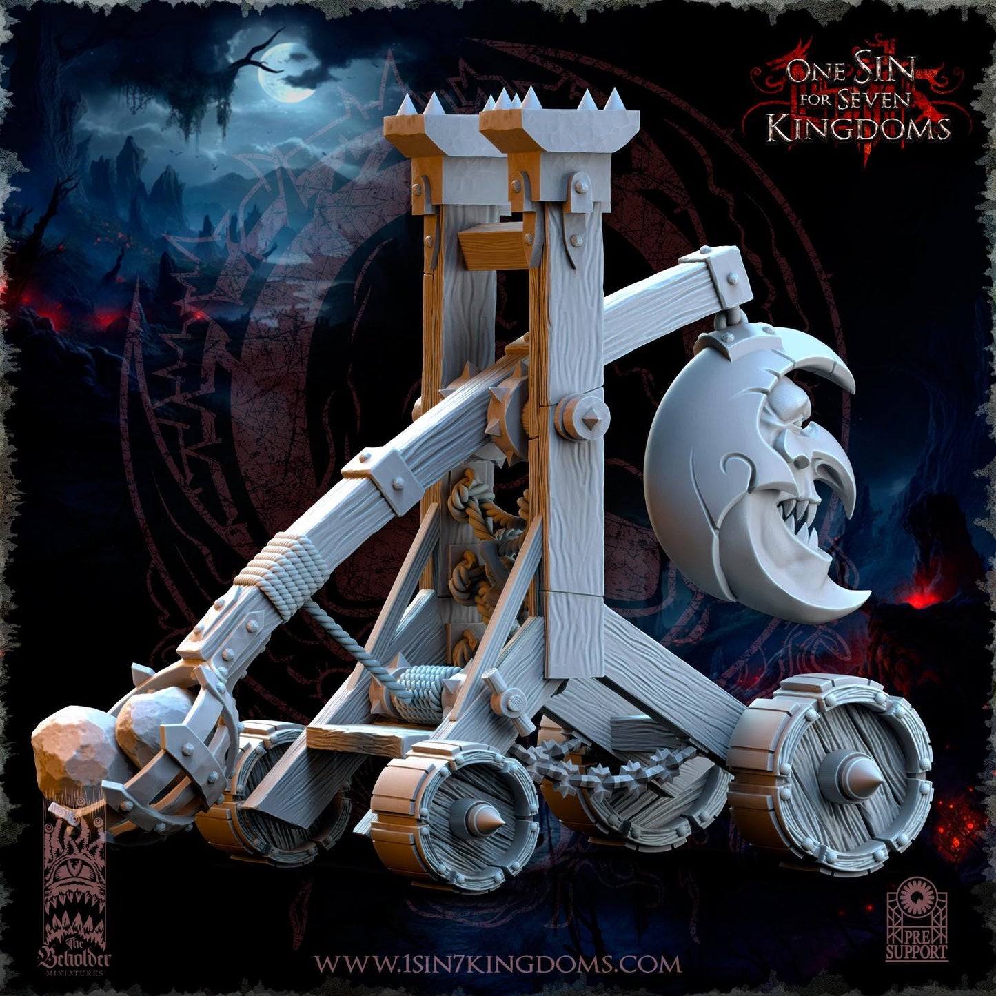 The Beholder Miniatures The Black Horde Goblins Trebuchet - Fantasy / D&D (Custom Order) - product image 6 of 12
