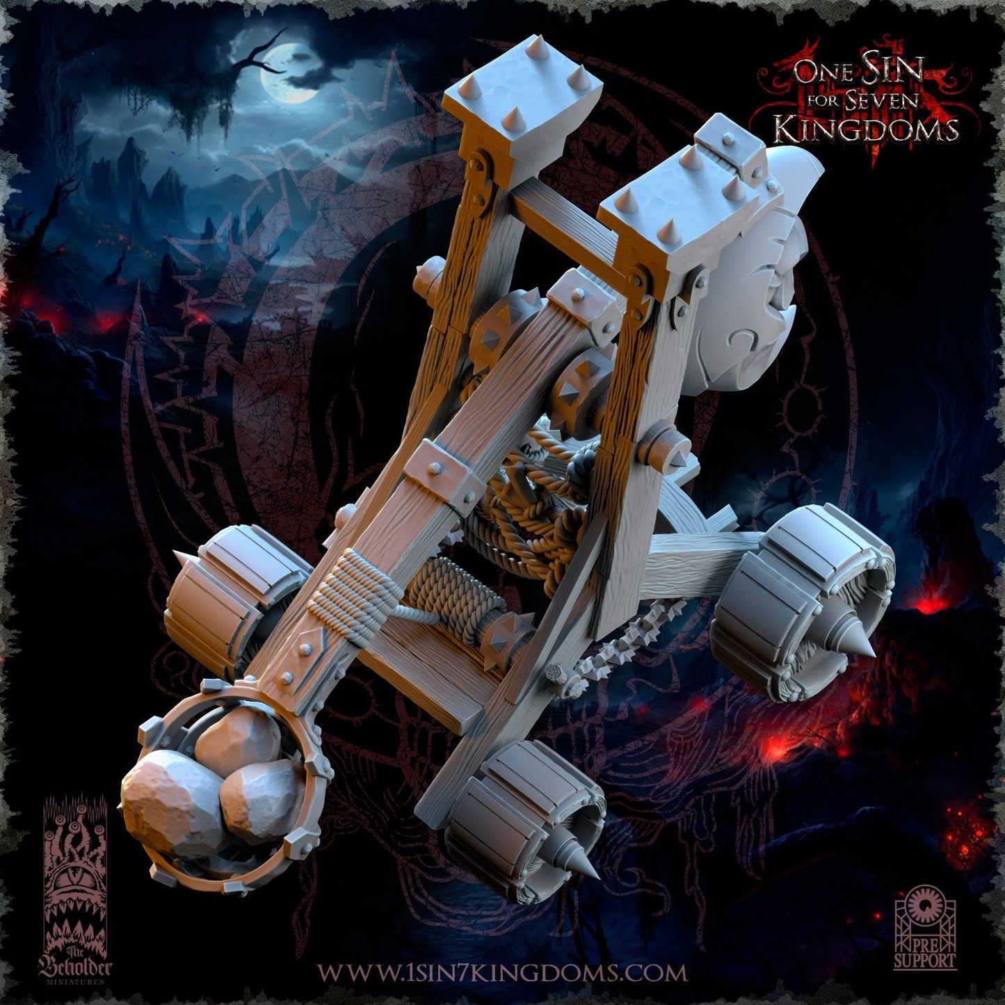 The Beholder Miniatures The Black Horde Goblins Trebuchet - Fantasy / D&D (Custom Order) - product image 7 of 12