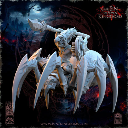 The Beholder Miniatures The Black Horde Goblins Jungle Spider Riders - Fantasy / D&D (Custom Order) - product image 3 of 6