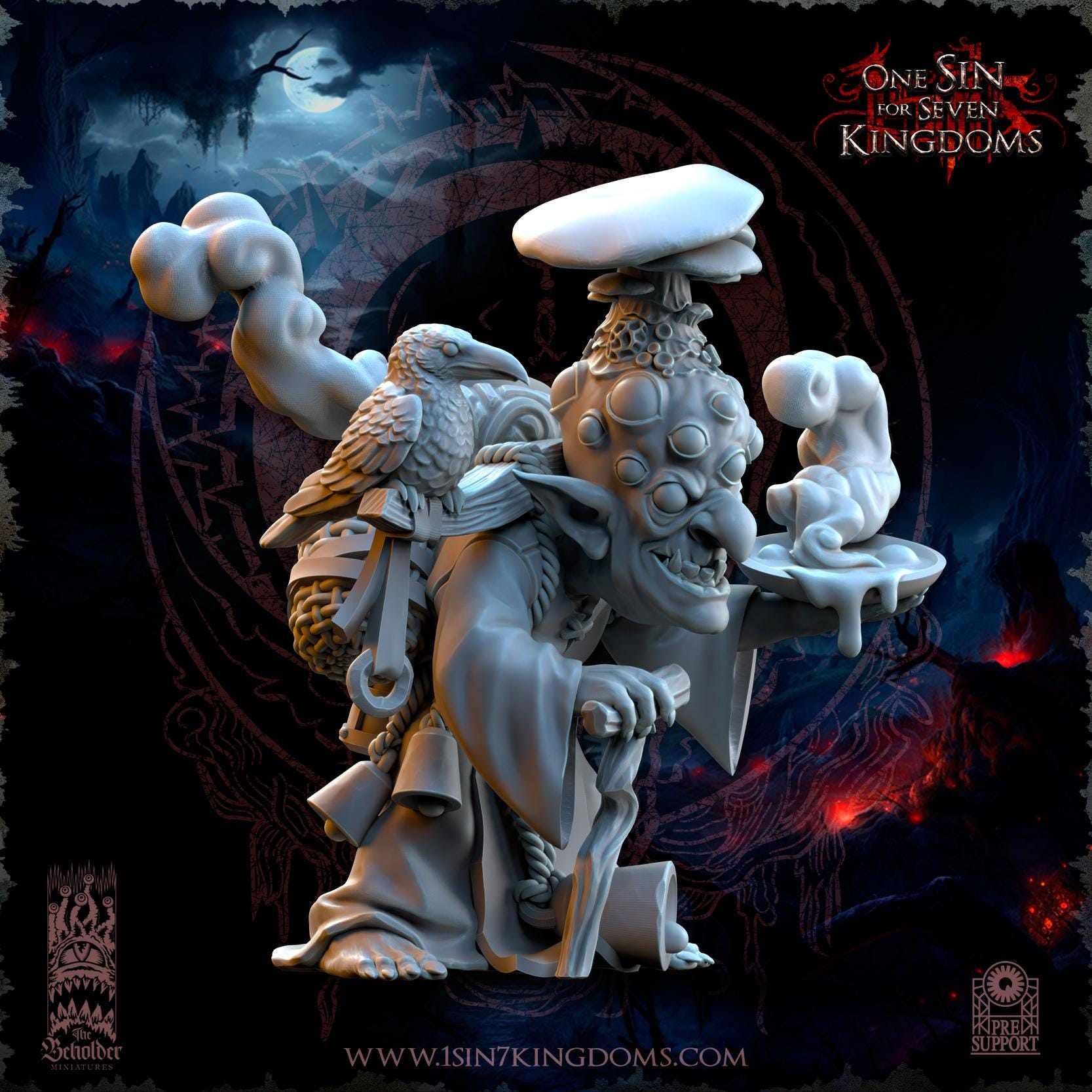 The Beholder Miniatures The Black Horde Goblins Mushroom Eaters - Fantasy / D&D (Custom Order) - product image 3 of 6