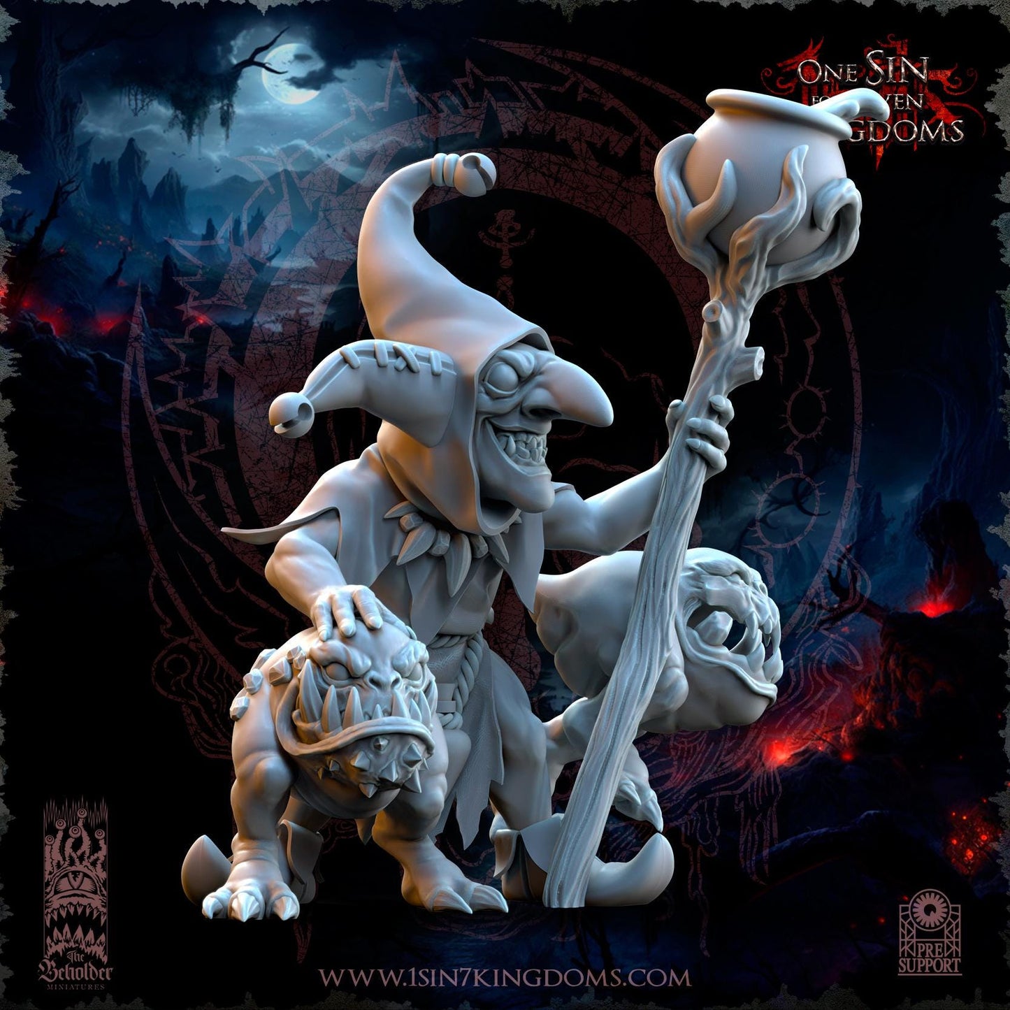 The Beholder Miniatures The Black Horde Goblins Mushroom Eaters - Fantasy / D&D (Custom Order) - product image 5 of 6