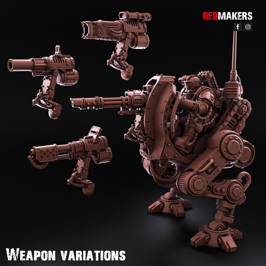 Red Makers Scout Solar Guard Mech (Custom Order) - product image 4 of 8