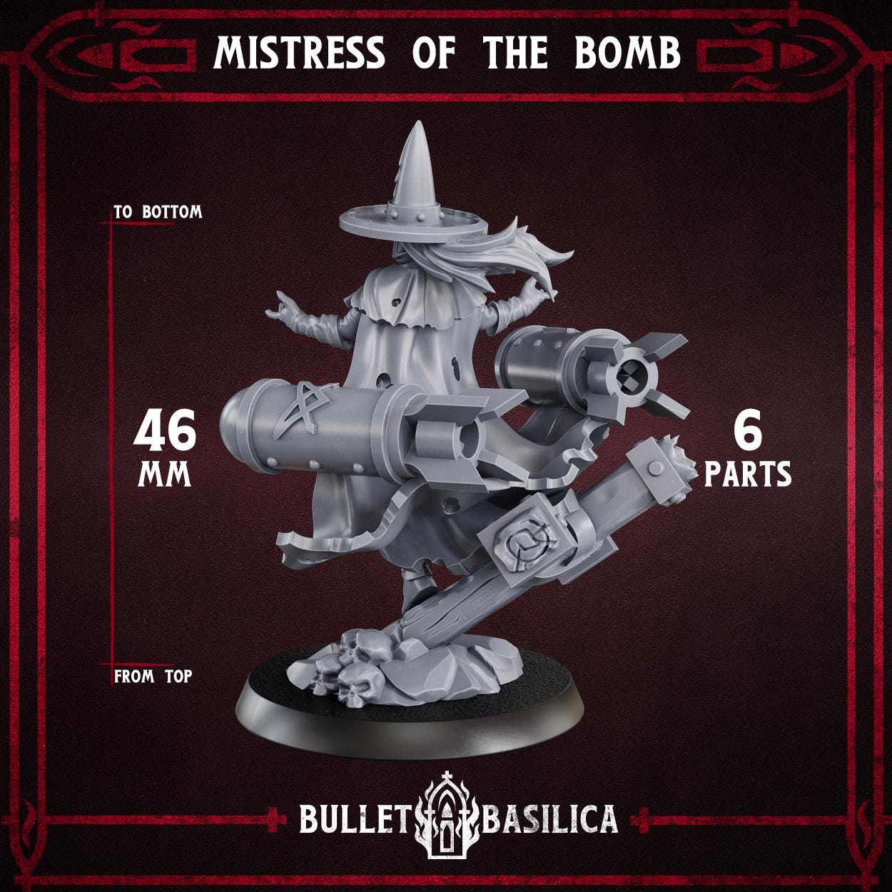 Bullet Basilica Mistress of the Bomb (HQ) - Trench  Compatible (Custom Order) - product image 2 of 3