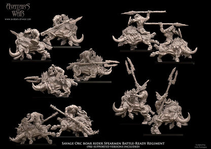 Avatars of War Savage Orc Boar Riders - Fantasy / D&D (Custom Order) - product image 3 of 4