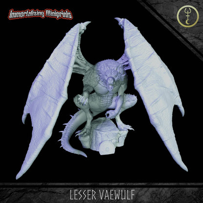 Immortalizing Miniprints Lesser Vaewulf - Fantasy / D&D (Custom Order) - product image 3 of 5