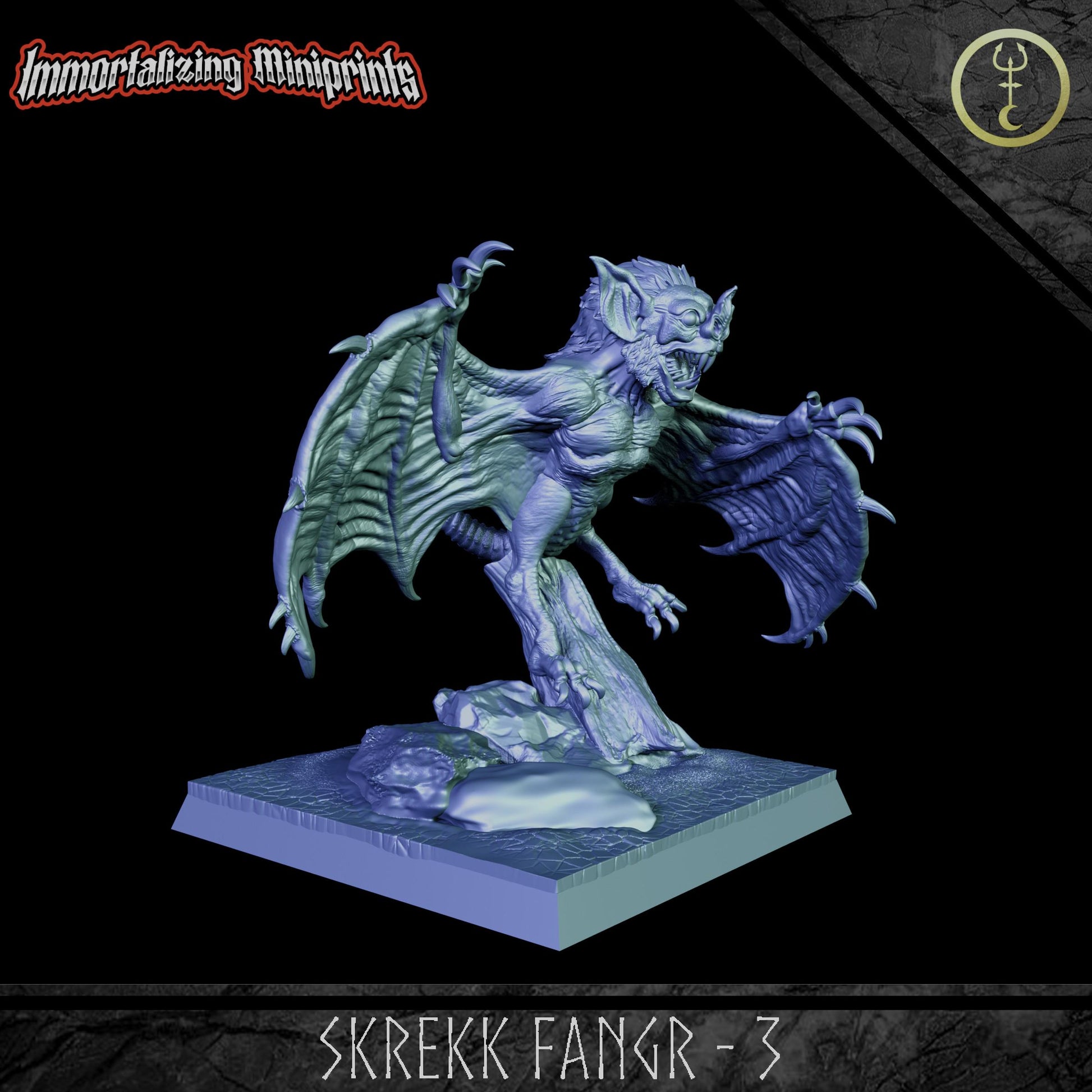 Immortalizing Miniprints Skrekk Fangr - Fantasy / D&D (Custom Order) - product image 5 of 5