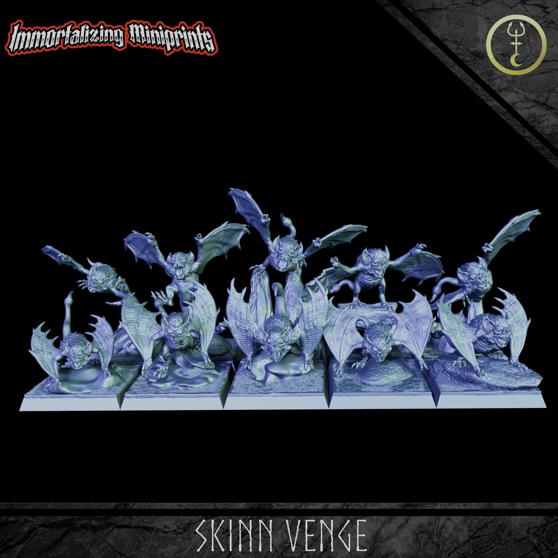 Immortalizing Miniprints Skinn Venge - Fantasy / D&D (Custom Order) - product image 2 of 3