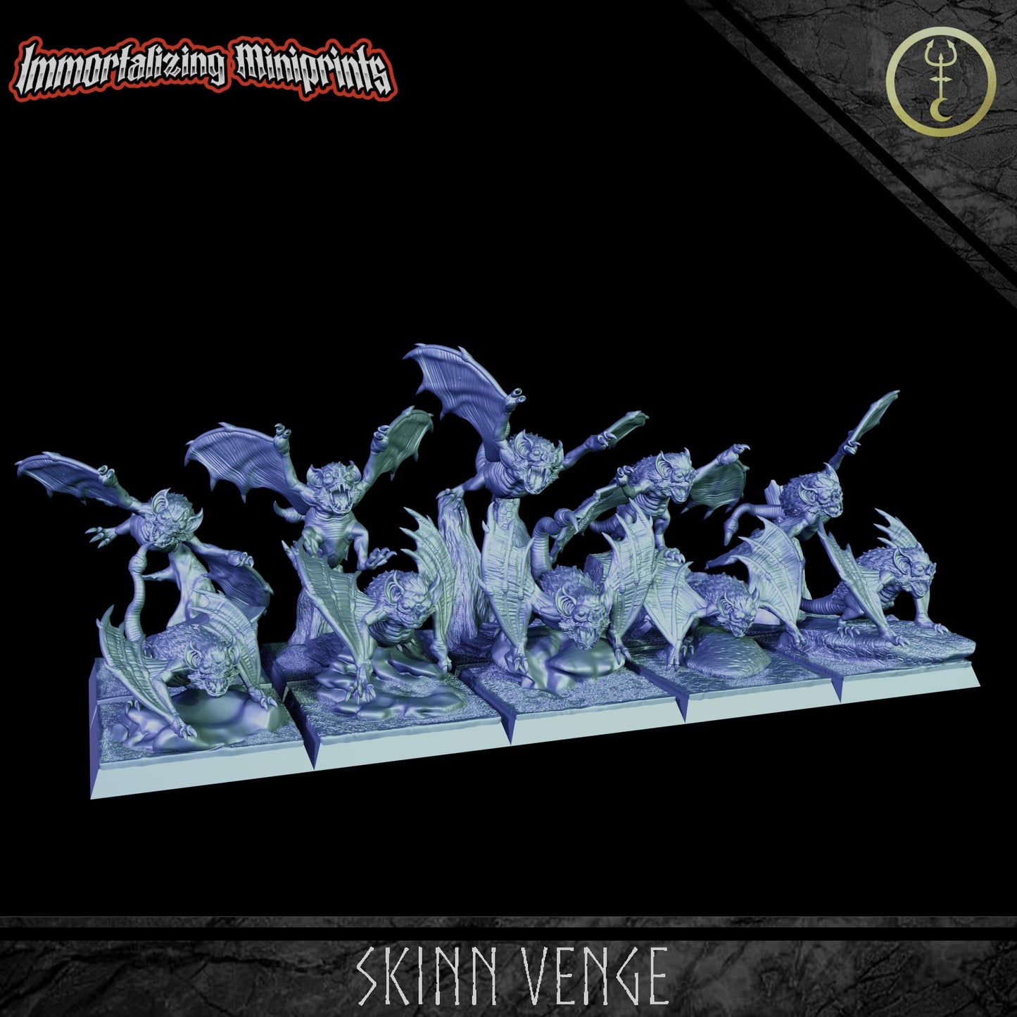 Immortalizing Miniprints Skinn Venge - Fantasy / D&D (Custom Order) - product image 1 of 3