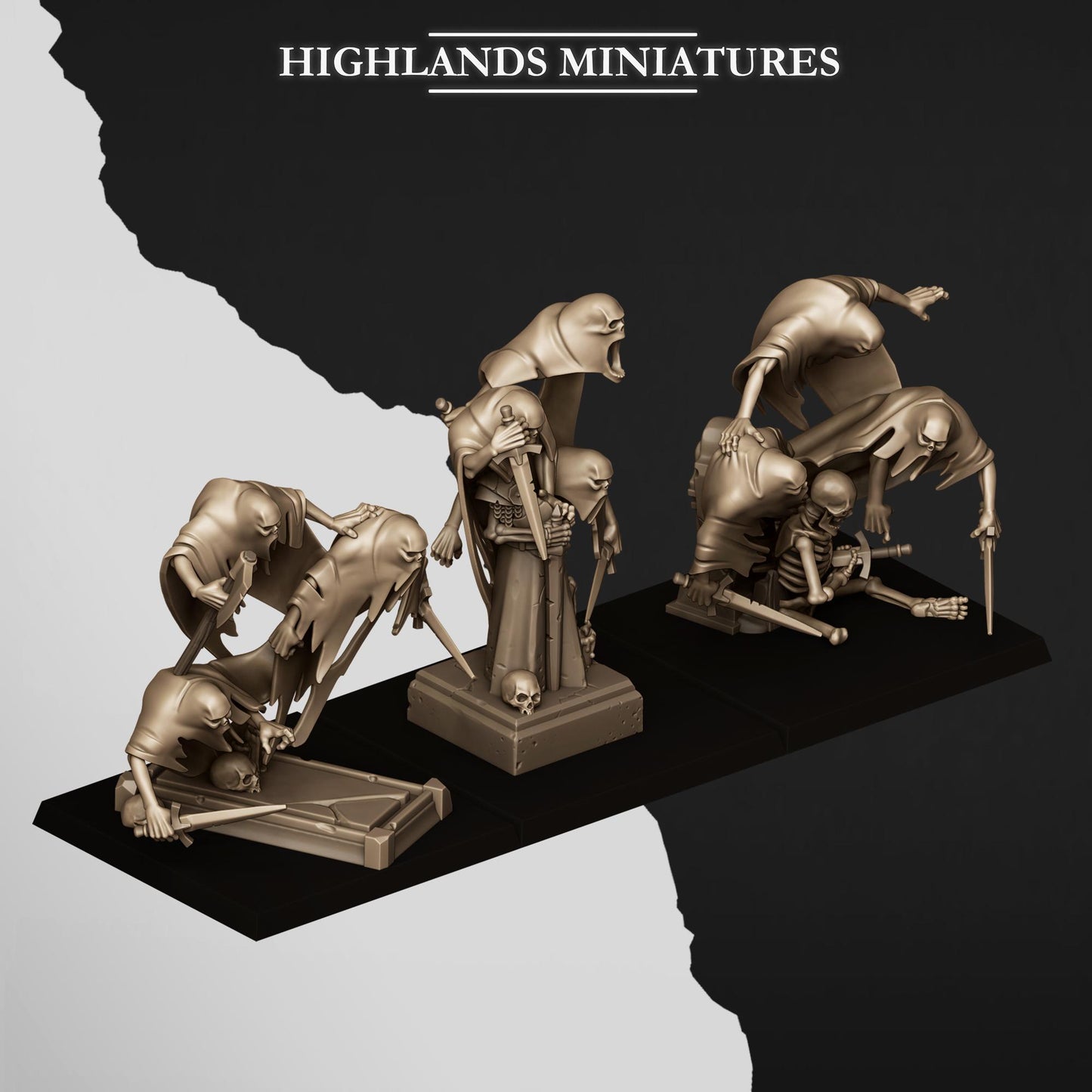 Highland Miniatures Ghosts Swarms - Fantasy / D&D (Custom Order) - product image 4 of 7