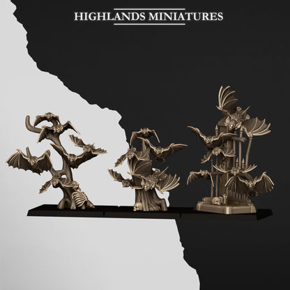 Highland Miniatures Bats Swarms - Fantasy / D&D (Custom Order) - product image 1 of 5