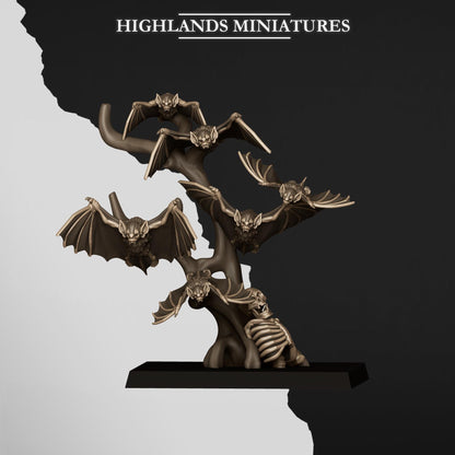 Highland Miniatures Bats Swarms - Fantasy / D&D (Custom Order) - product image 4 of 5