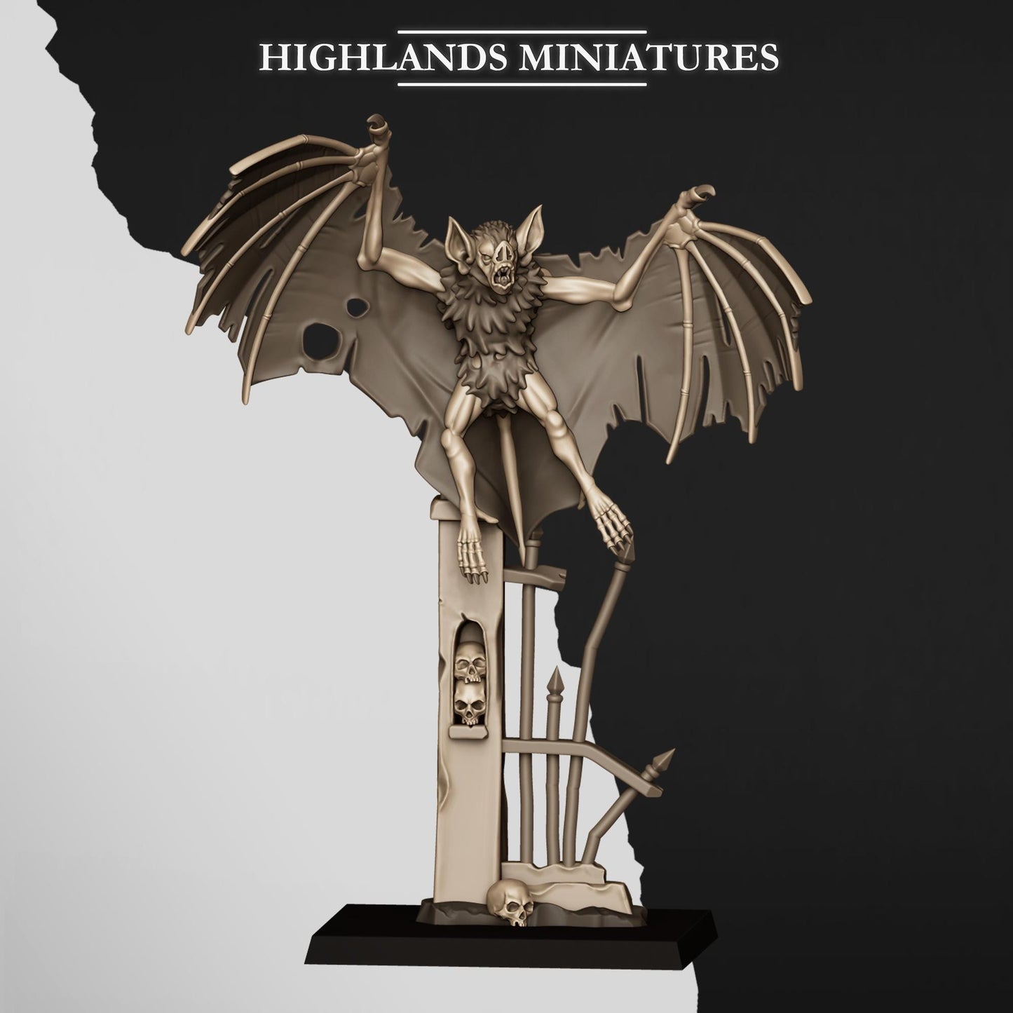 Highland Miniatures Giant Bats - Fantasy / D&D (Custom Order) - product image 3 of 5
