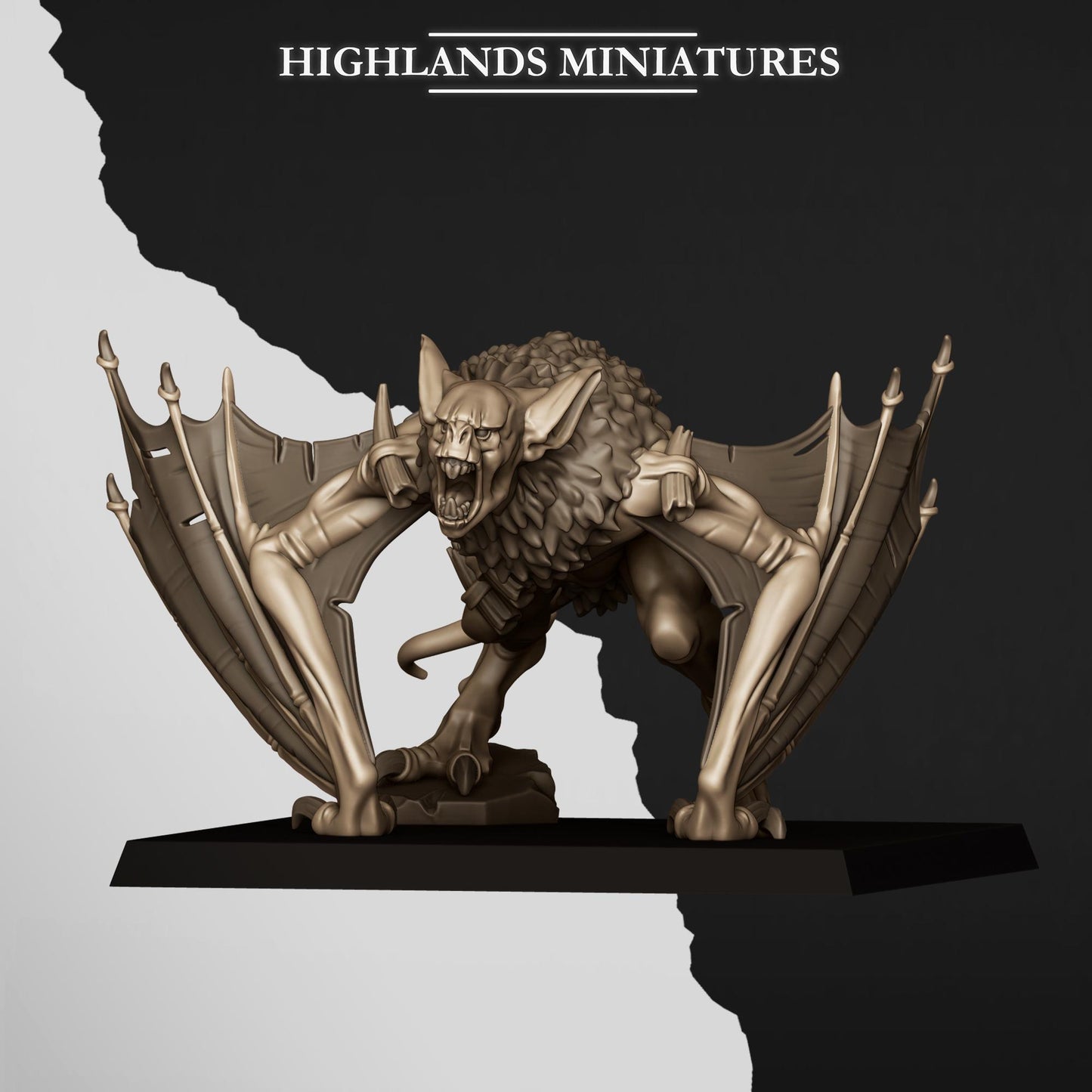 Highland Miniatures Pit Bat - Fantasy / D&D (Custom Order) - product image 2 of 4