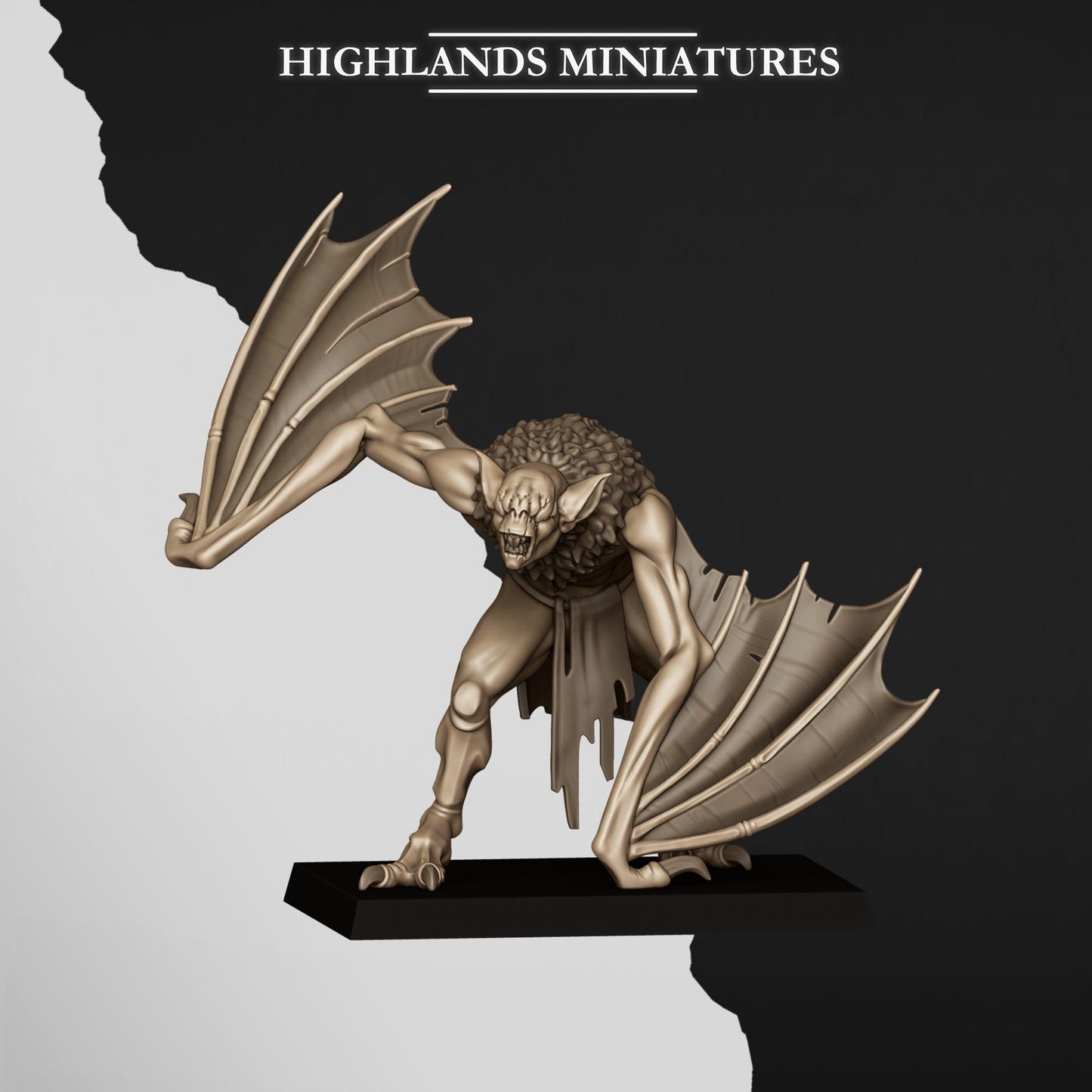 Highland Miniatures Crypt Bats - Fantasy / D&D (Custom Order) - product image 4 of 5