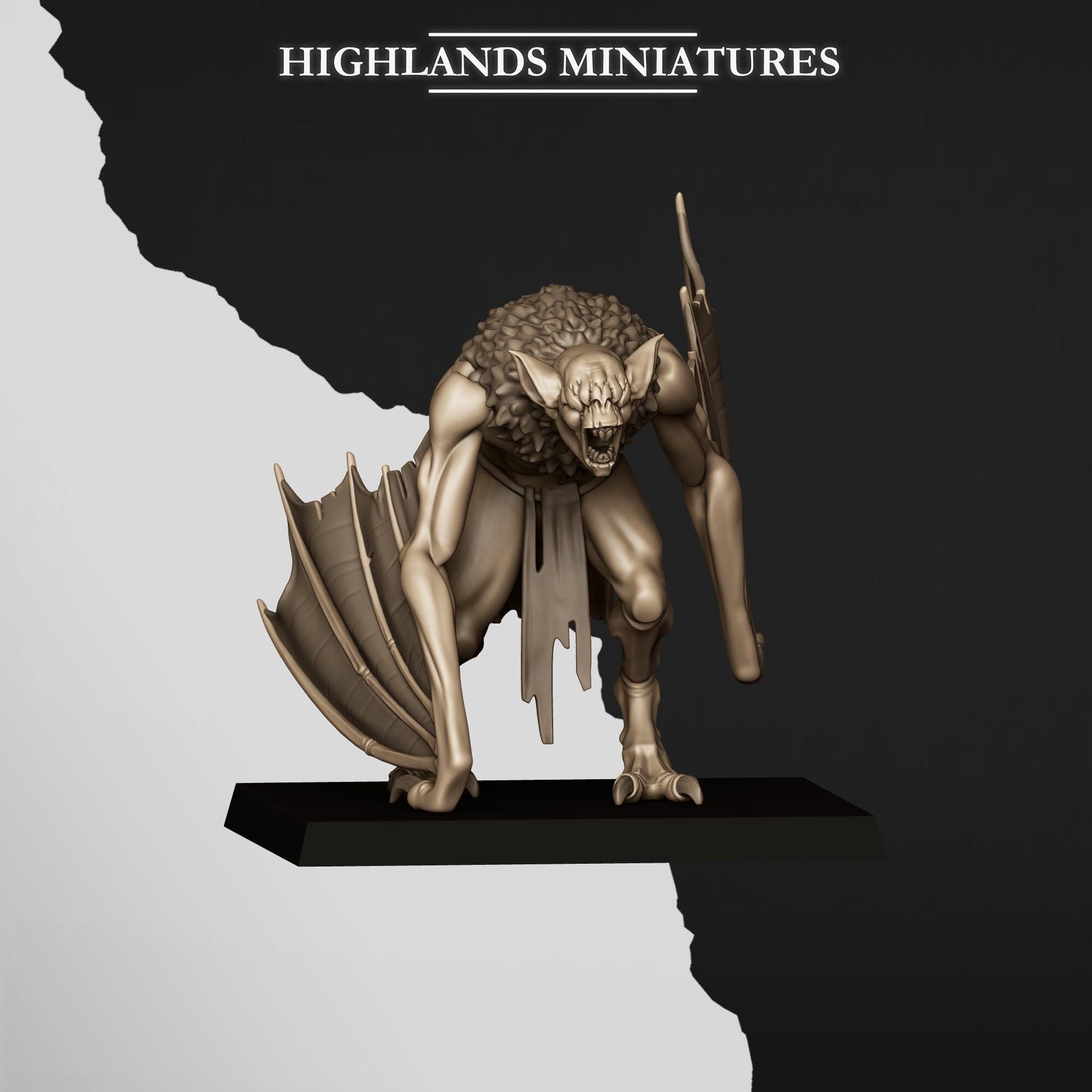 Highland Miniatures Crypt Bats - Fantasy / D&D (Custom Order) - product image 5 of 5