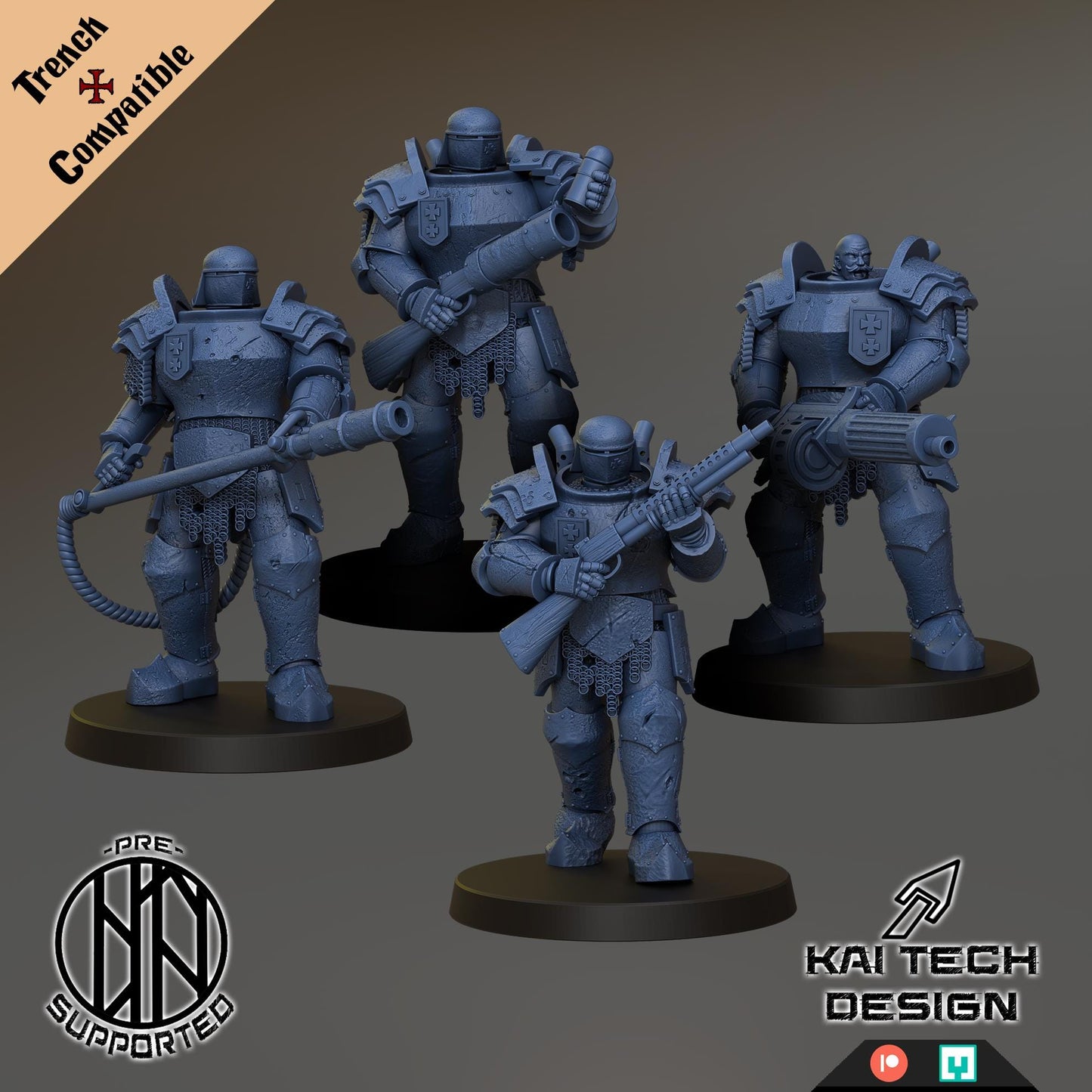 Kaitech Antioch Mech Infantry - Trench  Compatible (Custom Order) - product image 1 of 3