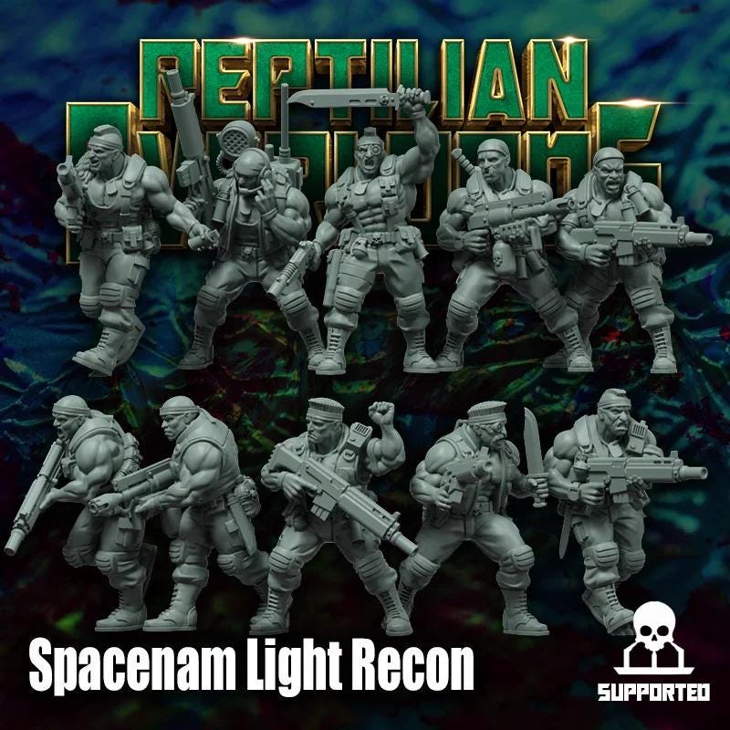 SpaceNam Light Recon x10 - Reptilian Overlords (Custom Order) - product image 1 of 5
