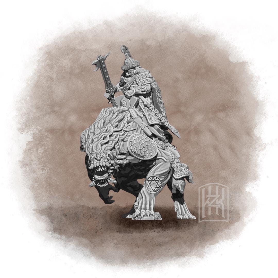 KzK Minis Trench Wars - The Qarīn-Kumun - Noyan (Custom Order) - product image 1 of 3