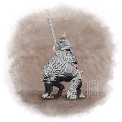 KzK Minis Trench Wars - The Qarīn-Kumun - Keshikten Jezail and Spear (Custom Order) - product image 1 of 3