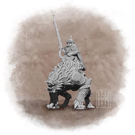KzK Minis Trench Wars - The Qarīn-Kumun - Keshikten Jezail and Spear (Custom Order) - product image 1 of 3