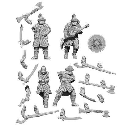 KzK Minis Trench Wars - The Qarīn-Kumun - Azeb Warriors (Custom Order) - product image 1 of 6