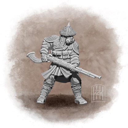KzK Minis Trench Wars - The Qarīn-Kumun - Azeb Warriors (Custom Order) - product image 3 of 6