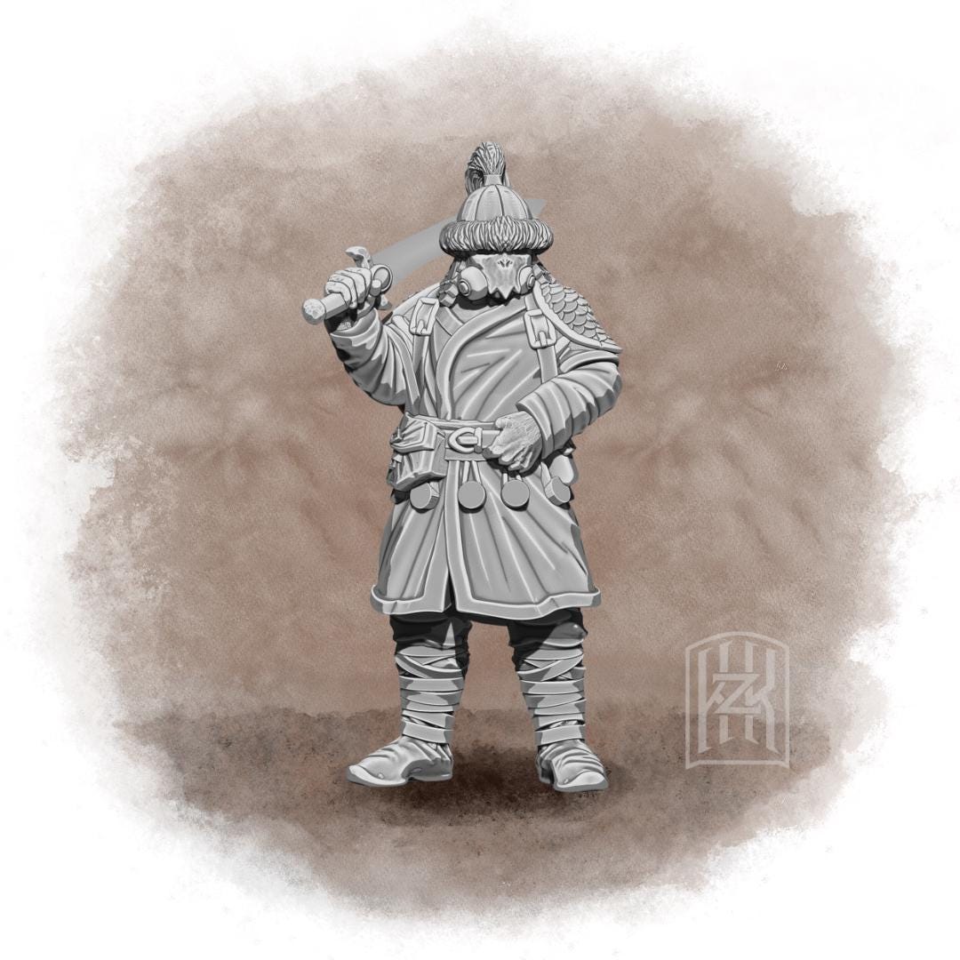 KzK Minis Trench Wars - The Qarīn-Kumun - Azeb Warriors (Custom Order) - product image 4 of 6