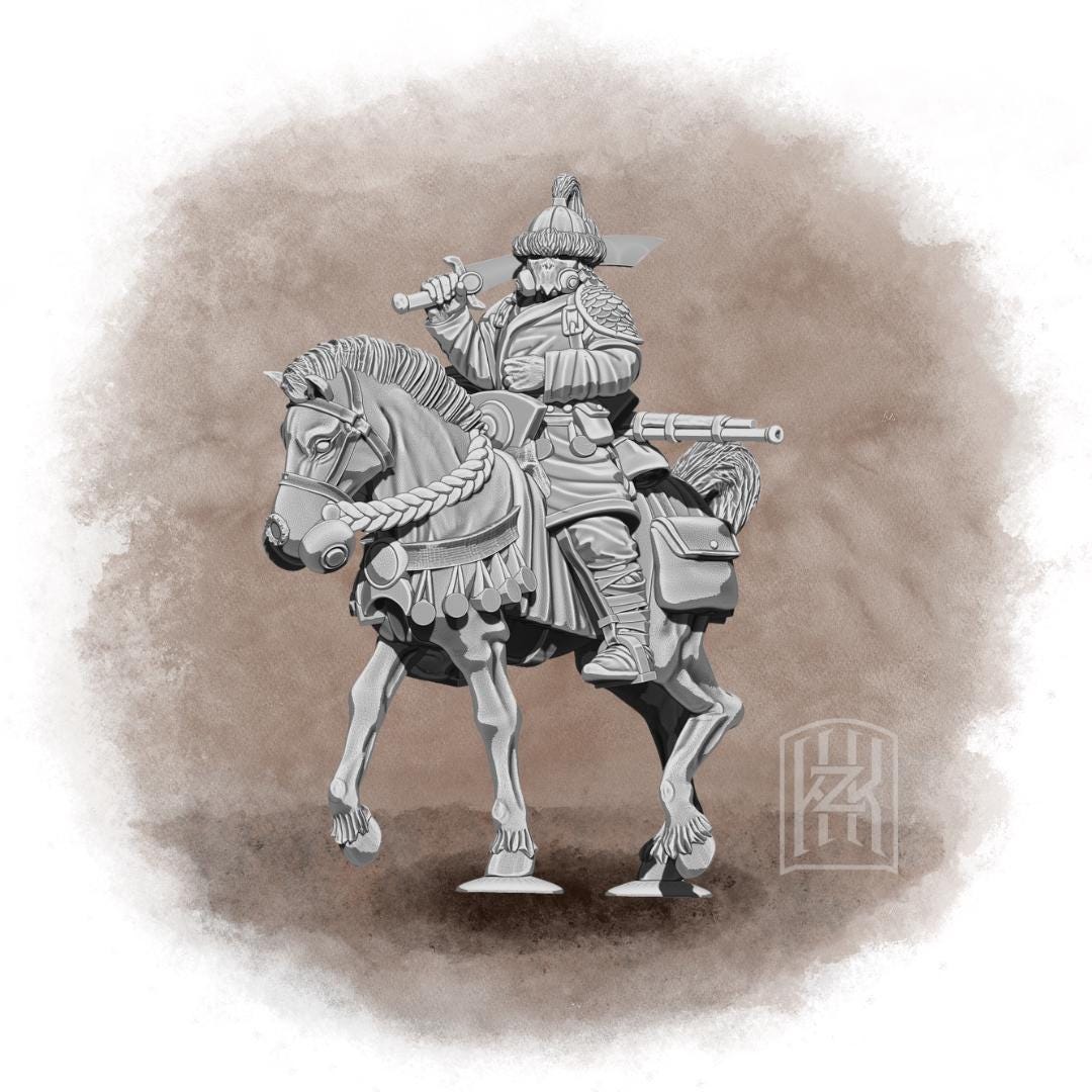 KzK Minis Trench Wars - The Qarīn-Kumun - Azeb Riders (Custom Order) - product image 1 of 3
