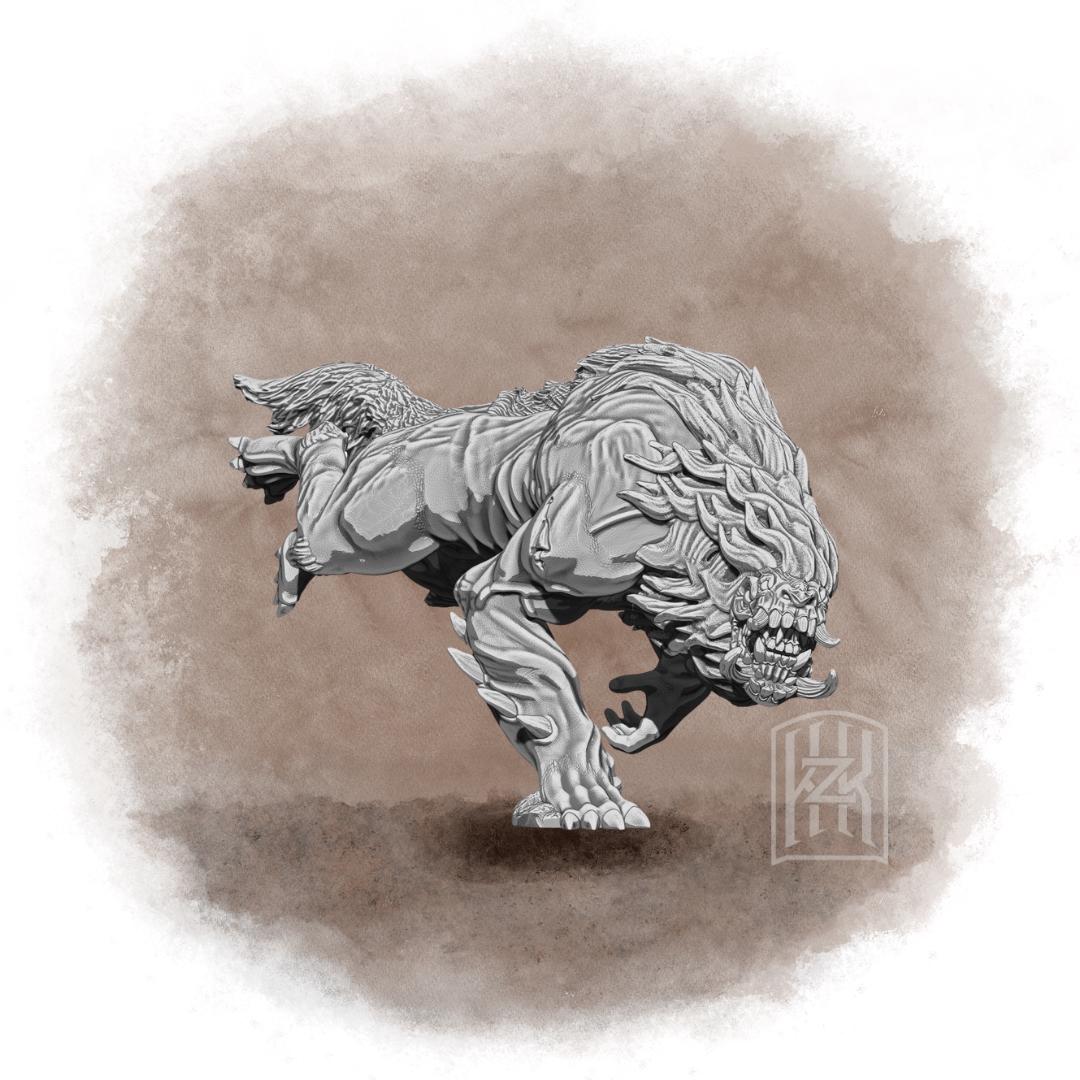 KzK Minis Trench Wars - The Qarīn-Kumun - Keshikten Shotgun and Shield (Custom Order) - product image 2 of 3