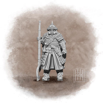 KzK Minis Trench Wars - The Qarīn-Kumun - Keshikten Jezail and Spear (Custom Order) - product image 3 of 3