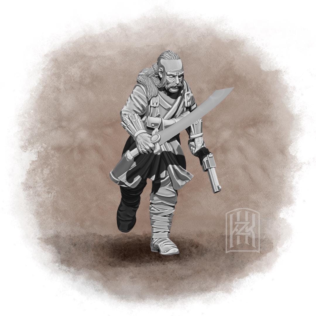 KzK Minis Trench Wars - The Qarīn-Kumun - Azeb Warriors (Custom Order) - product image 5 of 6