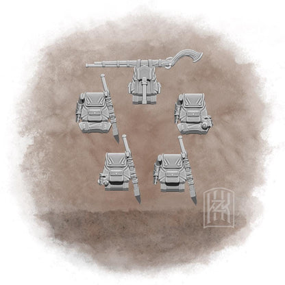 KzK Minis Trench Wars - The Qarīn-Kumun - Azeb Warriors (Custom Order) - product image 6 of 6