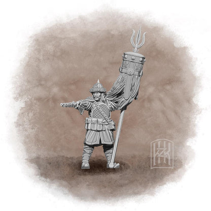 KzK Minis Trench Wars - The Qarīn-Kumun - Azeb Banner (Custom Order) - product image 1 of 2
